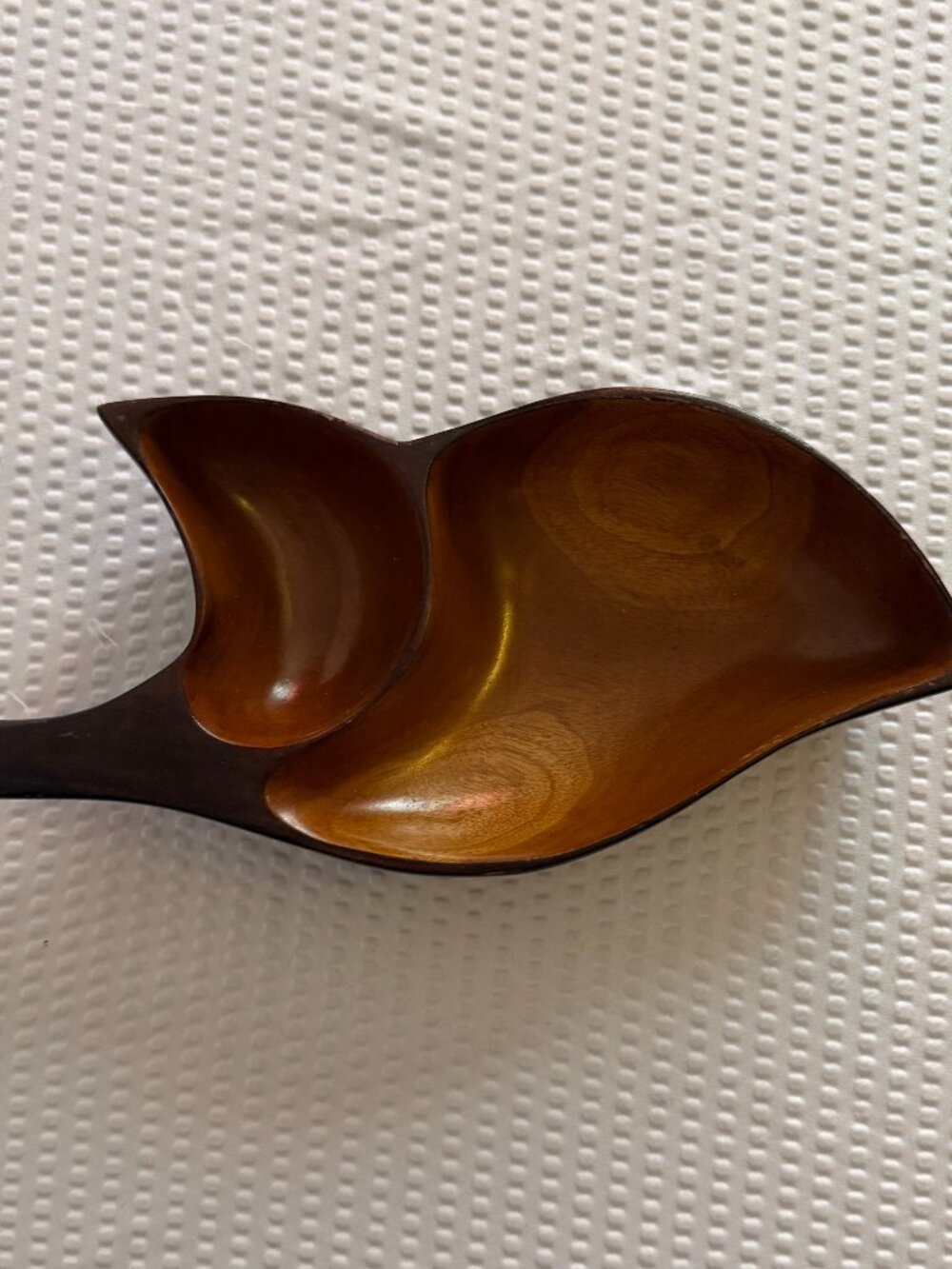 Vintage Mid-Century ‘Monkeypod’* Wood Sectional Tray - Picture 6 of 8
